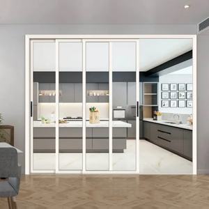 <span class=keywords><strong>Porte</strong></span> <span class=keywords><strong>coulissante</strong></span> moderne à suspension supérieure en aluminium Design sans cadre avec <span class=keywords><strong>rail</strong></span> dissimulé <span class=keywords><strong>et</strong></span> pas de <span class=keywords><strong>rail</strong></span> inférieur pour les intérieurs - Product Image 6