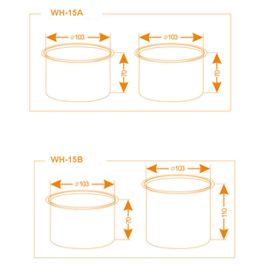 เครื่องแว๊กซ์ทำขนสำหรับร้านทำผมเครื่องอุ่นแวกซ์แบบคู่ parafin WAX แบบมืออาชีพได้รับการอนุมัติจาก CE - Product Image 4