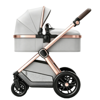 Poussette pliable à absorption des chocs pour nouveau-né, idéale pour les sorties en plein air
