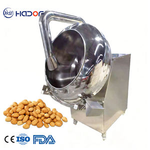 <strong>Chocolate</strong> <strong>Covering</strong> Machine for Almonds <strong>Peanuts</strong> Automated Powder Coating Machine Anti-Corrosion Energy Saving - Product Image 1