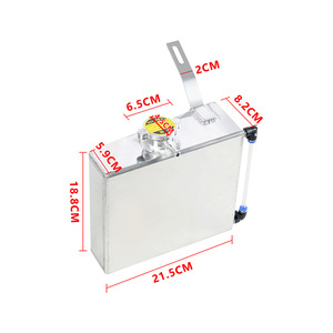 Tanque de expansión de refrigerante de aluminio 2L TK48 para Toyota FAW JP, piezas de modificación de automóviles, montaje atornillable - Product Image 1