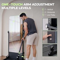 IMBODY POWER S Smart Gym Fitness Mirror Power Station, appareil de musculation multifonction en métal pour la maison, pour la musculation des bras, des jambes et du dos.