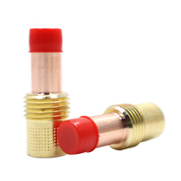 Pièces de rechange de soudage Tig en cuivre accessoires de corps de pince de lentille de gaz pour modèle de torche QQ150 36kd