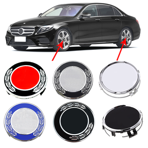 80 40 20 PCS 75mm 68mm 60mm 56mm pour enjoliveurs de roue de voiture <span class=keywords><strong>Mercedes</strong></span> Benz W124 W204 W201 W205 W204 W203 W212 W211 Emblème Badge - Product Image 1