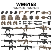 SWAP WW2  Soldats ingénieurs, tireurs d'élite, commandos, scouts, jouets miniatures, blocs de construction, ensembles de jouets pour enfants WM6168-WM6169