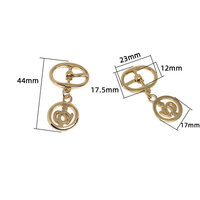 Sandales à la mode, boucles ovales, accessoires pour chaussures, clip, charme, décoration, boucles de chaussures en métal, vente en gros