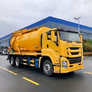 Camion combiné de nettoyage de canalisations ISUZU GIGA 6x4 20 m³, avec fonction de lavage haute pression et d'aspiration des eaux usées - Product Image 2