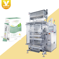 Machine d'emballage automatique multi-voies pour sachets de jus de fruits 10-50 ml, format stick pack liquide