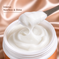Masque capillaire professionnel à l'huile d'argan marocaine, marque privée, réparation intense, soin nutritif pour cheveux secs et abîmés