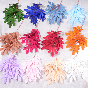 Hojas Artificiales de Seda de 30cm-100cm, Ramas de Plástico Moldeadas por Inyección para Decoraciones de Boda - Product Image 1