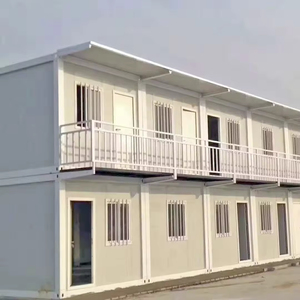 Maisons préfabriquées modulaires à deux chambres en conteneurs de bureau, avec construction en acier léger ignifuge, à vendre - Product Image 4