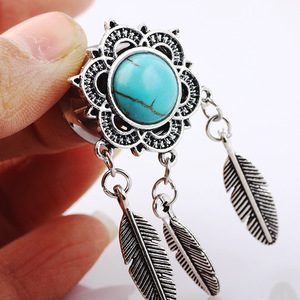 مصنع الفولاذ المقاوم للصدأ الأذن المتوسع تمتد الأذن مقاييس المقابس اللحم الأنفاق الأوزان ثقب مجوهرات للجسم - Product Image 5