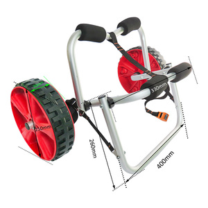 Accessoires pour <span class=keywords><strong>Kayak</strong></span> rapide, transporteur de planche de surf, chariot argenté, <span class=keywords><strong>remorque</strong></span> en aluminium, chariot de transport - Product Image 4