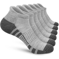 Logo personnalisé Chaussettes de sport pour hommes Séchage rapide Respirant Léger Cheville Chaussettes de course d'endurance