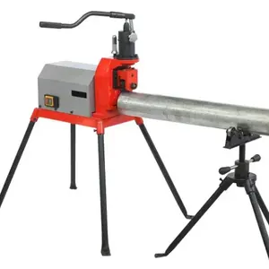 low noise high performance with compact size hydraulic drive pipe roll grooving machine for 2''-10'' 12''steel pipes manual