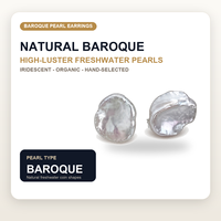 Boucles d'oreilles clous en perles baroques d'eau douce en gros, 15 mm, qualité naturelle AAA, bijoux de mode pour femmes, directement de l'usine
