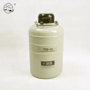 10L Liquid Nitrogen Tank Moveable Cryogenic Thermo Dewar for Artificial Insemination New & Used Storage Tanks for Farms