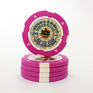 Fichas de póker de cerámica europeas personalizadas de 14g con logotipo de 5000 piezas para juegos de póquer y <span class=keywords><strong>casino</strong></span> <span class=keywords><strong>Joker</strong></span> - Product Image 6