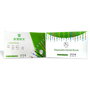 Cepillo Dental Desechable, 100 Unidades, de Plástico, con Cabezal Individual, Herramienta de Limpieza Interdental - Product Image 4
