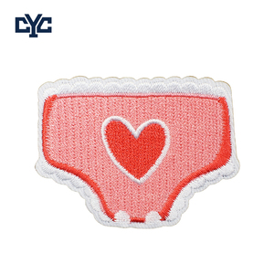 Applique brodée thermocollante à motifs de poudre pour bébé, lettre, biberon, couche, cheval de compagnie, étoile rose et texte, design gratuit, adorable - Product Image 3