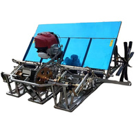 Repiqueuse de riz 4/6 rangs, semoirs à moteur thermique, repiqueuse de riz automatique 4/6 rangs de type marchant pour rizières
