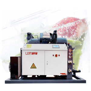 Unités de condensation refroidies à l'eau de haute précision Refroidisseur à vis Unité de compresseur frigorifique pour la congélation de poisson congelé de <span class=keywords><strong>boucherie</strong></span> - Product Image 2