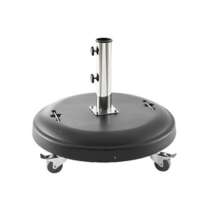 Base per ombrellone nera e cromata da 60 cm di diametro - Product Image 1