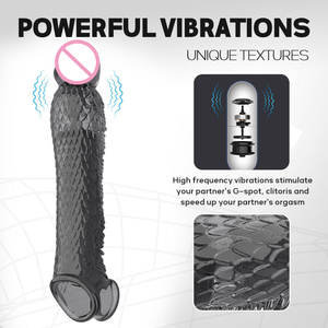Masculino Penis Extender Manga Preservativo Silicone Dildo Flesh Underwear Camisinha Reutilizável Maca e Bola Com Cinto Penis Sleeve - Product Image 2