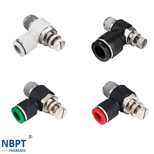 5 Connettori Pneumatici Manuali Per Controllo Flusso Aria - Ideali Per Attrezzi Pneumatici (6mm) - Foto 5