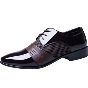 New Fashion Leather Upper Oversized Men's Business Oxford Dress Shoes Wedding Party Dress Shoes For Man