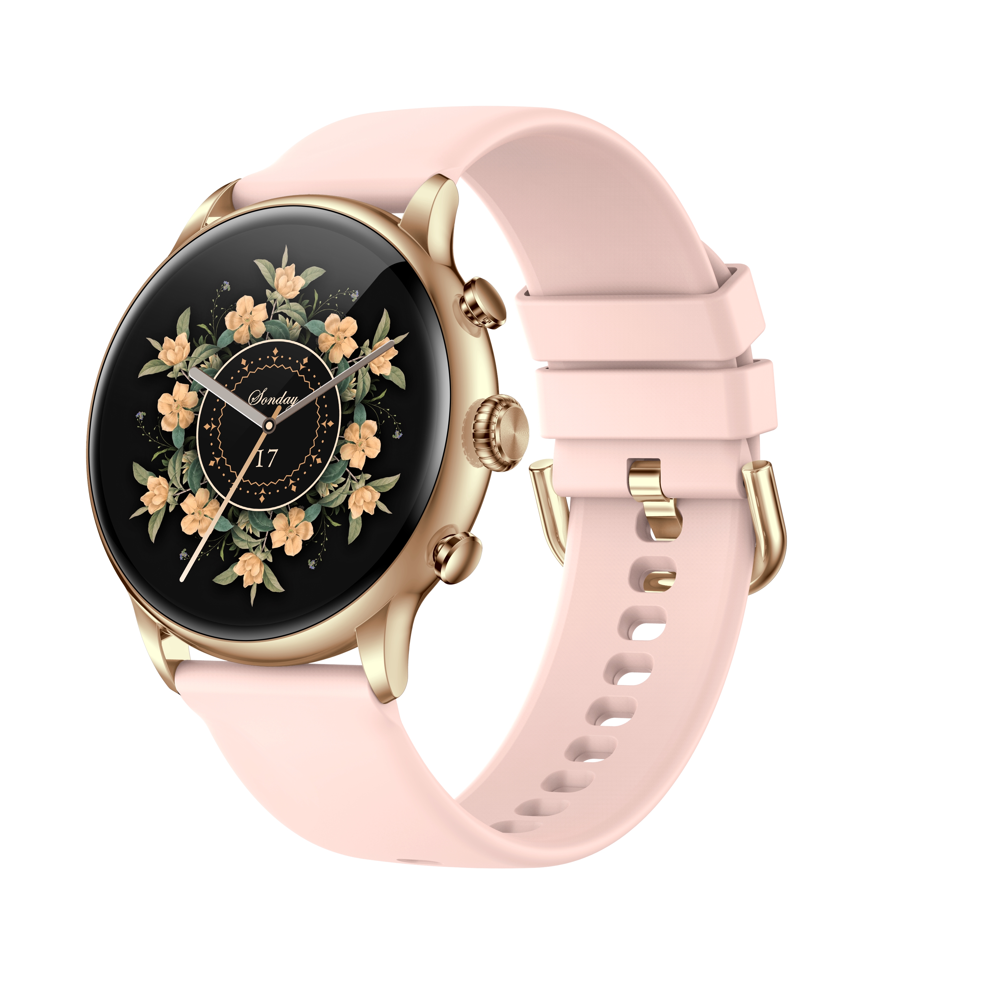 Advanced 1.43 Inch HD AMOLED Display Digital Wrist Watch SpO2 Blood Pressure Monitor Fitness Health Dafit App Silicone Band IP67