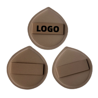Éponge de maquillage de haute qualité en matériau Rubycell, éponge pour fond de teint, crème BB, poudre de beauté, avec boîte anti-poussière, logo personnalisé