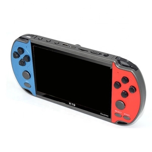 X19 elde kullanılır oyun konsolu 4.3 inç ekran <span class=keywords><strong>32</strong></span> <span class=keywords><strong>bit</strong></span> 8GB Video oyunları konsolları çift oyuncu - Product Image 2