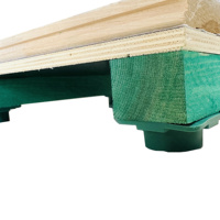 Plancher en bois anti-vibration pour salle de danse, terrain de basket, gymnase, sport, avec cale de nivellement en caoutchouc pour quincaillerie en bois