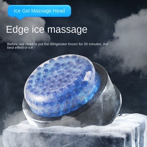 Wiederaufladbarer Kabelloser 6-Gang-Massagegerät mit <span class=keywords><strong>7</strong></span> Massageköpfen, 15-Minuten-Timer, Fettverbrenner, Ganzkörper-Rotlicht-Massagegerät, 1200mAh Akku, Gebürstet - Product Image 3