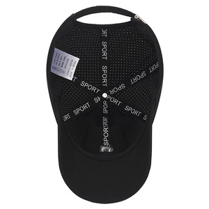 Summer Embroidered R Letter <b>Baseball</b> <b>Cap</b> Black Quick Dry Breathable Sun Protection Hat For Men And Women Outdoor Sport - Product Image 1