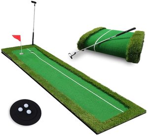 Venta al por mayor <span class=keywords><strong>Golf</strong></span> poniendo portátil Mat con bola automática Función de retorno de Mini <span class=keywords><strong>Golf</strong></span> formación práctica ayuda - Product Image 1