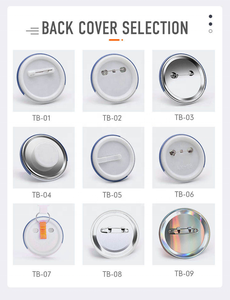 Biểu tượng tùy chỉnh đôi đèn flash phim hoạt hình quảng cáo tinplate nút Huy hiệu Nhà sản xuất an toàn tin nút Huy hiệu kim loại cậu bé Scout <span class=keywords><strong>Pin</strong></span> - Product Image 4