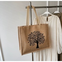 Sac fourre-tout vintage en lin texturé, grande capacité, imprimé, style polycoton, sac à bandoulière avec fermeture éclair pour la plage et les voyages