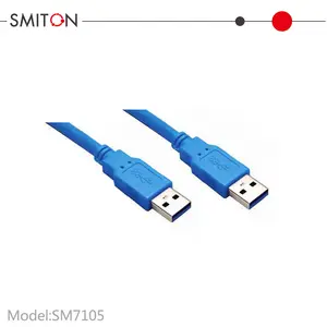 High Speed USB 3.0 A Male To Male Gold Plated Printer Cable