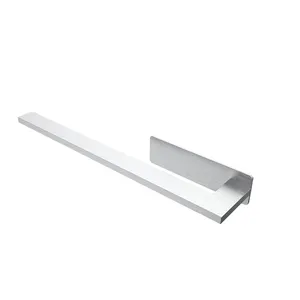 Barre à serviettes murale en acier inoxydable, 1 pièce, conception personnalisée, pour salle de bain, <span class=keywords><strong>sans</strong></span> perçage - Product Image 1
