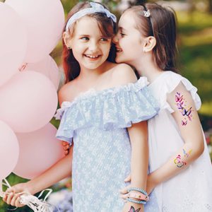 Оптовая продажа, полноцветные татуировки с бабочками, женские боди-арт, классный и сексуальный дизайн, <span class=keywords><strong>3d</strong></span> наклейки с бабочками - Product Image 3