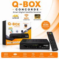 Q-Box Dijital Uydu Alıcısı Full HD 1080P DVB-S2 T2 Combo WiFi'lı Plastik ve Metal Set Üstü Kutu Dekoder 12 Ay Garantili