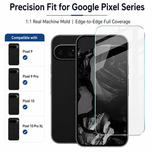 Pellicola Protettiva in Vetro Temperato 9H HD Trasparente Anti-Bolle Facile Installazione per Google Pixel 10a 9 Pro XL - Product Image 4