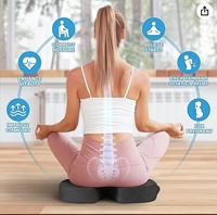 Coussin de siège en mousse à mémoire de forme ergonomique pour chaise de bureau siège de voiture avion coccyx soulagement de la douleur pour les utilisateurs assis longtemps