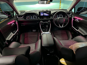 Kit d'éclairage d'ambiance intérieur pour voiture à conduite à droite (RHD) Toyota RAV4 Wildlander 2020-2024, symphonie de 64 couleurs, <span class=keywords><strong>LED</strong></span> RGB - Product Image 3