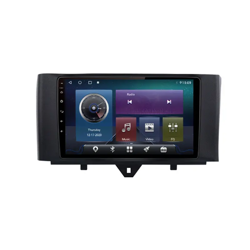 Benz Smart Fortwo Pemutar Multimedia Mobil, Radio Otomatis Mobil Android 11 451 2010-2015, Sistem Audio Mobil