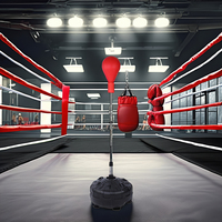 Support libre exercice de poinçonnage réglage de la hauteur sac Cobra réflexe féroce pour la boxe
