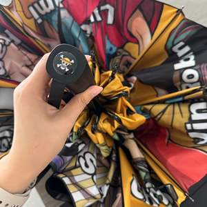 Al Aire Libre Zoro Nami <span class=keywords><strong>Chopper</strong></span> 10 caracteres protector solar Anime paraguas a prueba de viento impermeable plegable Anime Luffy paraguas - Product Image 5
