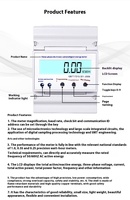 Compteur électrique intelligent triphasé à quatre fils 3T DTS4921, communication Modbus 485, précision 0,1, 0-999 kWh